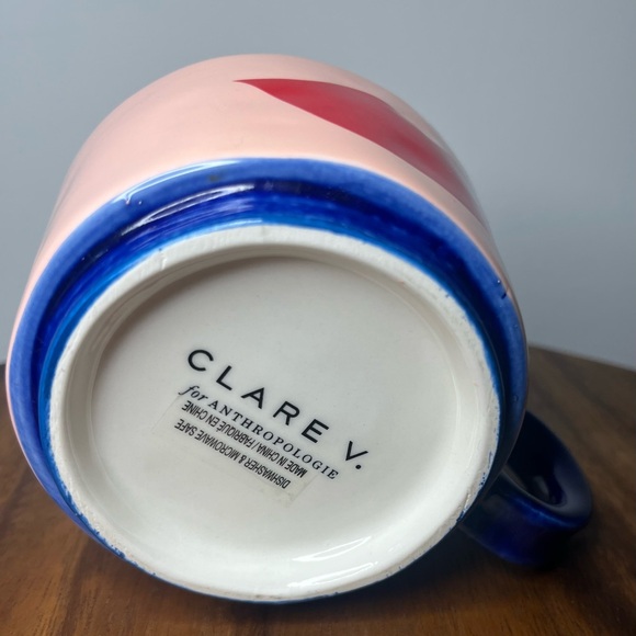 CLARE V. FOR ANTHROPOLOGIE HAND PAINTED MUG - Picture 4 of 6